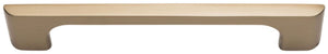 Jeffrey Alexander 286-128NI 128 mm Center-to-Center Polished Nickel Asymmetrical Leyton Cabinet Pull