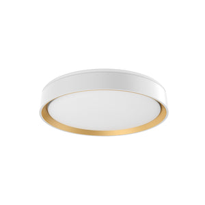 Kuzco FM43916-WH/GD ESSEX 16" FLUSH MOUNT WHITE OUTER GOLD INNER 31W 120VAC LED 3000K 90CRI