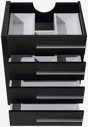 Fresca FCB8024BW Fresca Livello 24" Black Modern Bathroom Cabinet