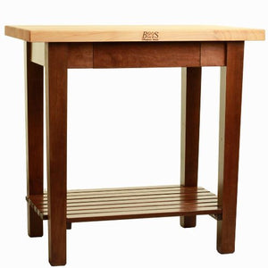 John Boos C3624-D-2S-WT CCWT 36X24X1.75 CRM DWR/2SHELVES