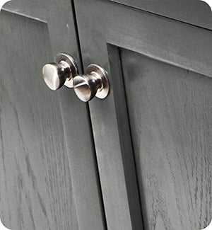 Fresca FCB2360VG-D Fresca Manchester Regal 60" Gray Wood Veneer Traditional Double Sink Bathroom Cabinet