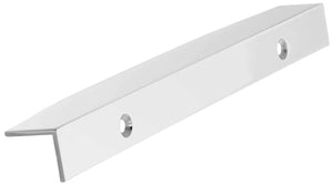 Amerock Cabinet Edge Pull Polished Nickel 4-9/16 inch (116 mm) Center to Center Aloft 1 Pack Drawer Pull Drawer Handle Cabinet Hardware