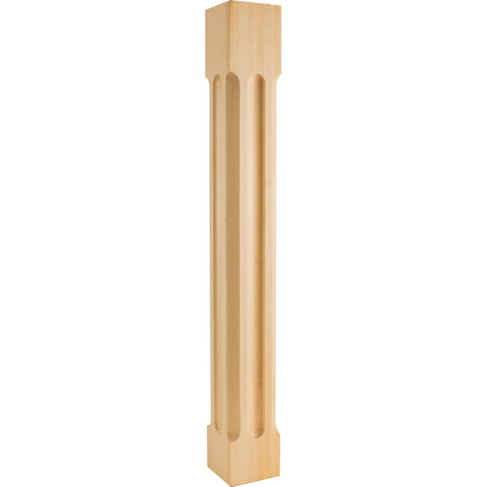 Hardware Resources P78-5-42-ALD 5" W x 5" D x 42" H Alder Scooped Post
