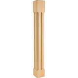 Hardware Resources P78-5-42-ALD 5" W x 5" D x 42" H Alder Scooped Post