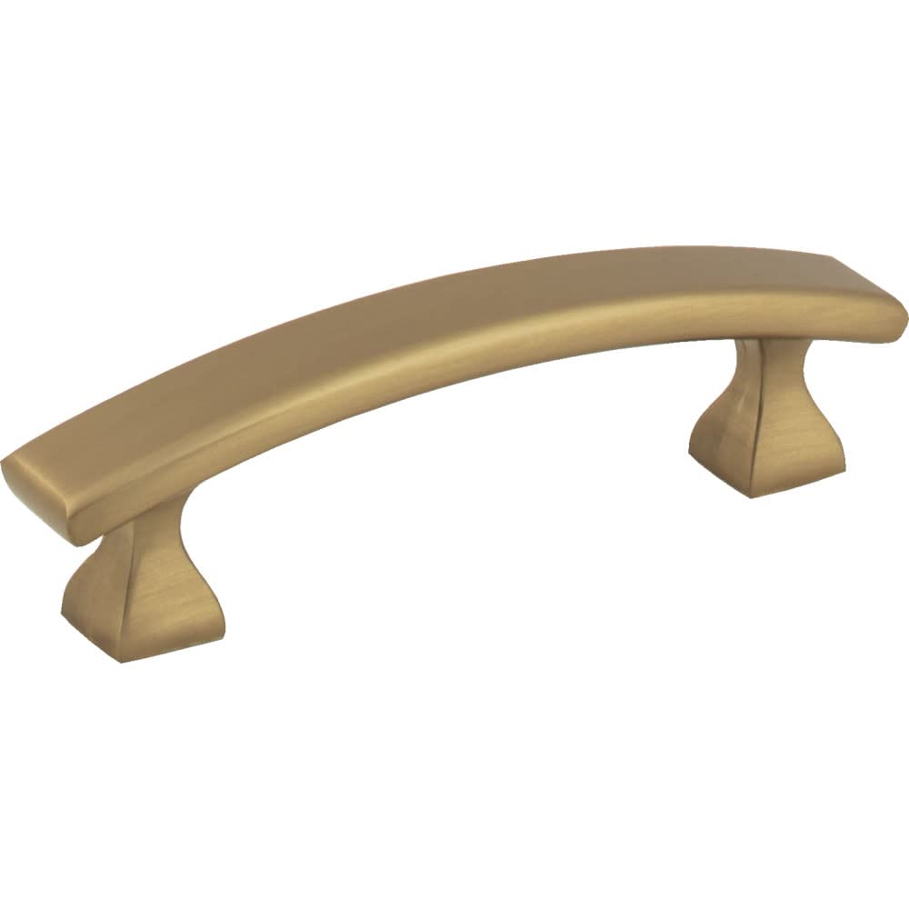 Elements 449-3MB 3" Center-to-Center Matte Black Square Hadly Cabinet Pull