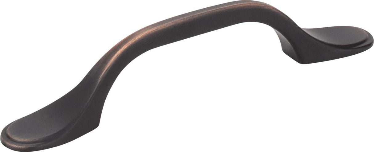 Elements 254-3DBAC 3" Center-to-Center Brushed Oil Rubbed Bronze Kenner Cabinet Pull