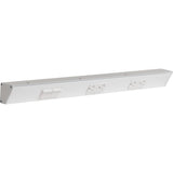 Task Lighting TRS24-3W-WT-LS 24" TR Switch Series Angle Power Strip, Left Switches, White Finish, White Switches and Receptacles