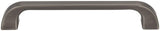 Jeffrey Alexander 972-160BNBDL 160 mm Center-to-Center Brushed Pewter Square Marlo Cabinet Pull