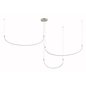 Kuzco MP89390-BN TALIS 90" MP BRUSHED NICKEL  78W LED 90 3000K DC LED