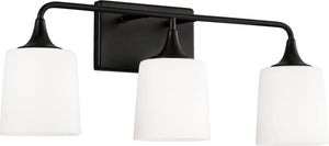 Capital Lighting 148931MB-541 Presley 3 Light Vanity Matte Black