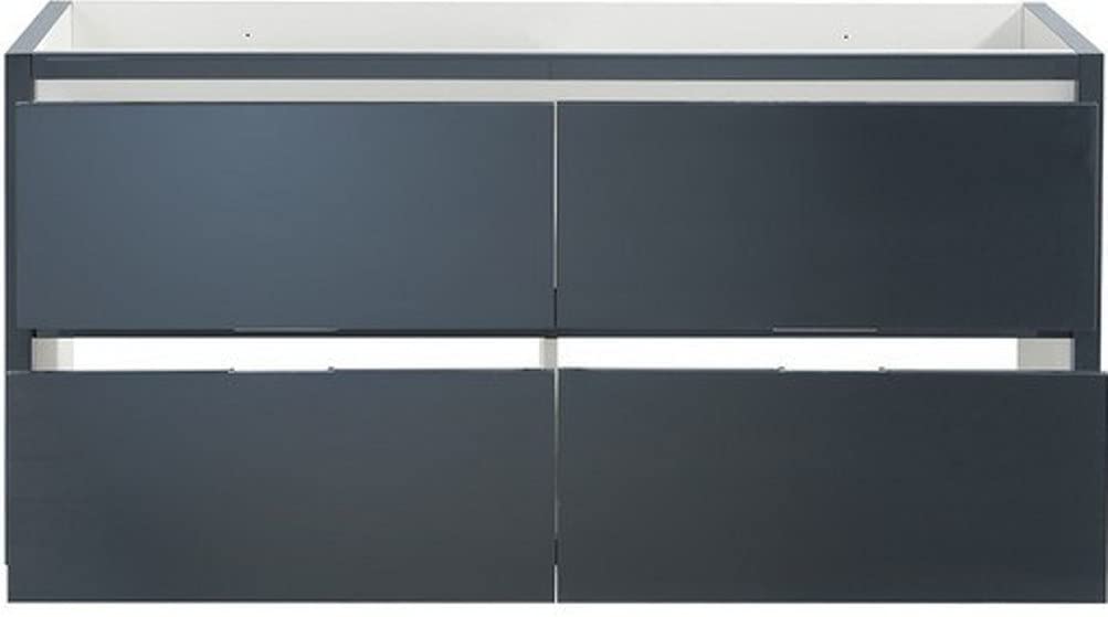 Fresca FCB8460GG Fresca Valencia 60" Dark Slate Gray Free Standing Single Sink Modern Bathroom Cabinet