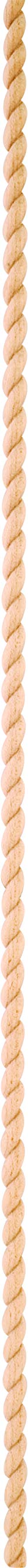 Hardware Resources MC5BHMP 1-1/16" D x 2-3/4" H Hard Maple Beaded Rope Corner Moulding