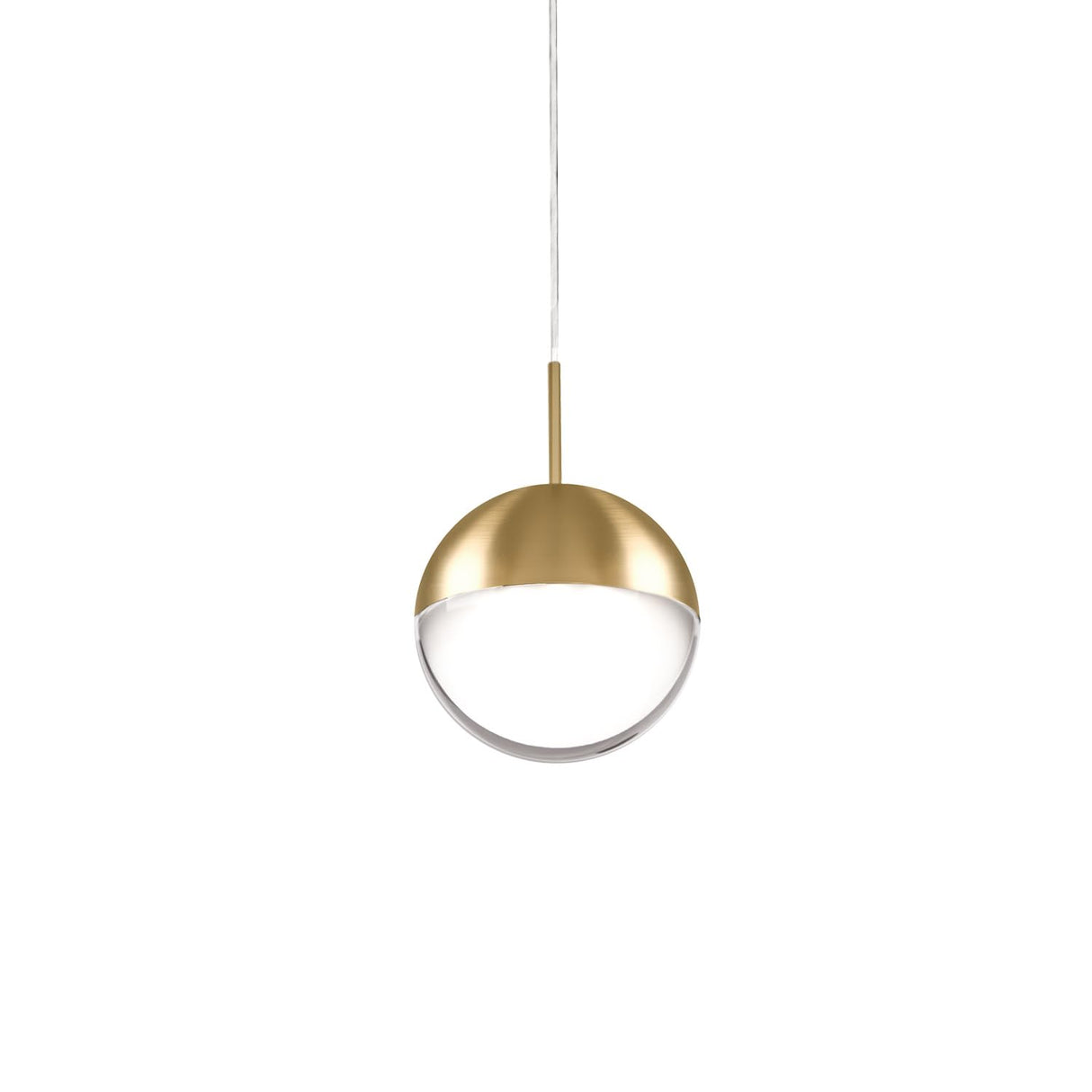 Kuzco 402801BG-LED PLUTO 4" 40 Brushed Gold 120V ELV LED 3000K 90CRI 8W