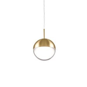 Kuzco 402801BG-LED PLUTO 4" 40 Brushed Gold 120V ELV LED 3000K 90CRI 8W