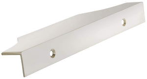 Amerock Cabinet Edge Pull Polished Nickel 4-9/16 inch (116 mm) Center to Center Extent 1 Pack Drawer Pull Drawer Handle Cabinet Hardware