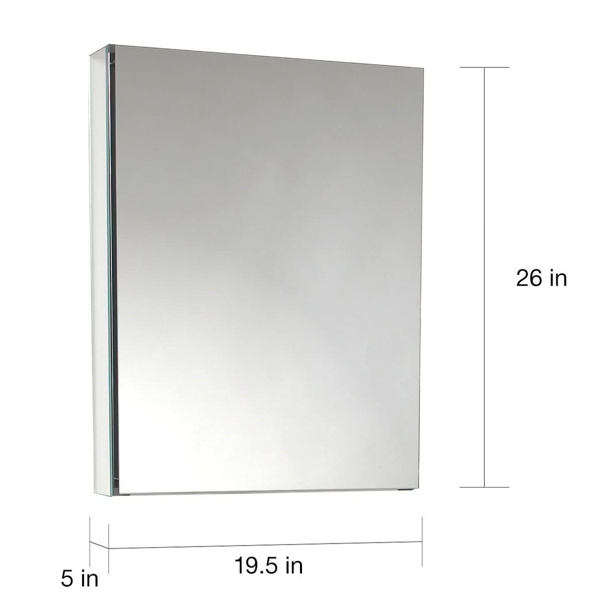 Fresca FMC8058 Fresca 20" Wide x 26" Tall Bathroom Medicine Cabinet w/ Mirrors
