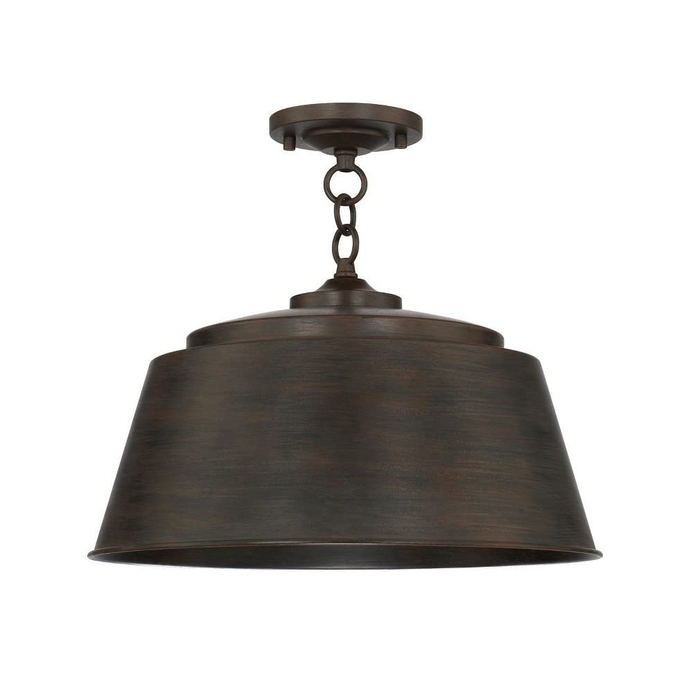 Capital Lighting 229111NG Tybee 1 Light Pendant Nordic Grey