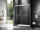 Essence 68''-72''W * 76''H Framed Shower Door in Brushed Nickel