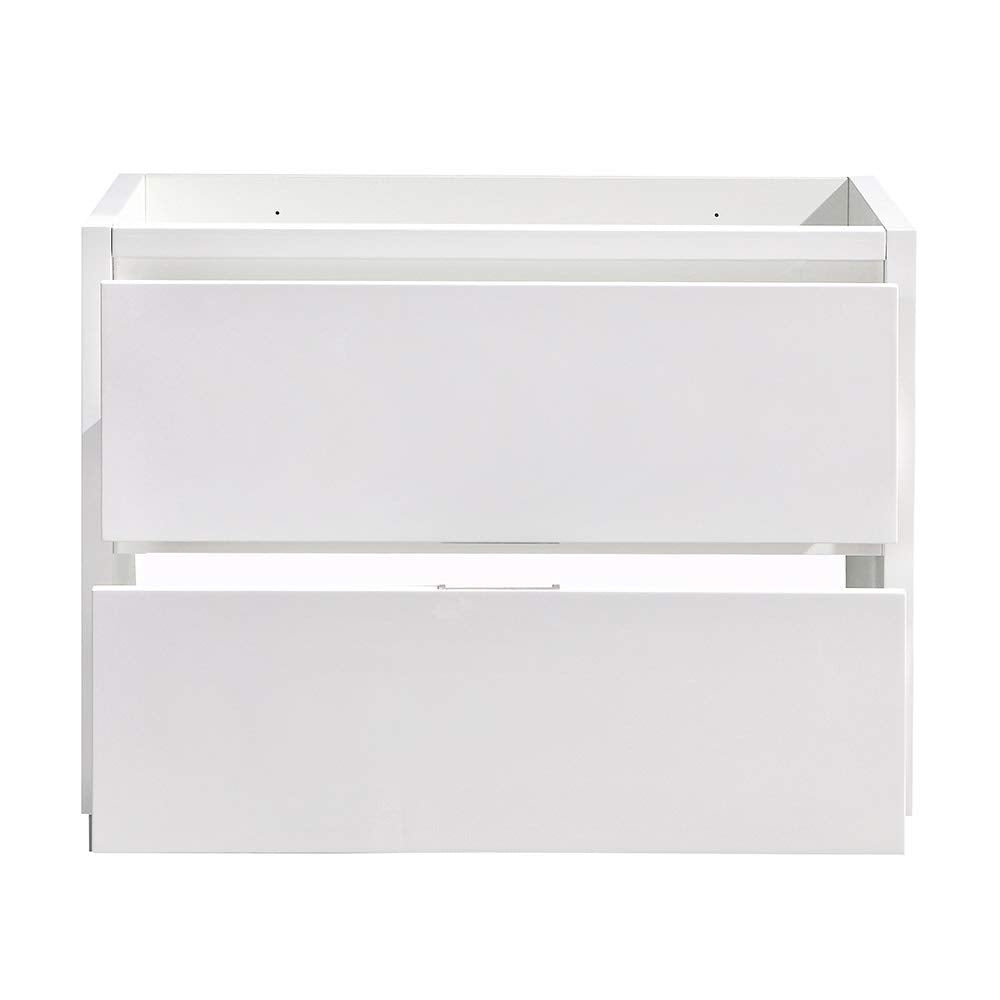 Fresca FCB8442WH Fresca Valencia 40" Glossy White Free Standing Modern Bathroom Cabinet