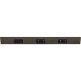 Task Lighting TRS24-3B-BZ-LS 24" TR Switch Series Angle Power Strip, Left Switches, Bronze Finish, Black Switches and Receptacles