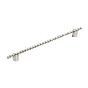 Amerock Cabinet Pull Polished Nickel 12-5/8 inch (320 mm) Center to Center Transcendent 1 Pack Drawer Pull Drawer Handle Cabinet Hardware
