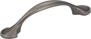 Elements 647-3BNBDL 3" Center-to-Center Brushed Pewter Watervale Cabinet Pull