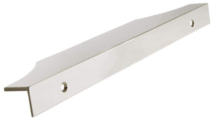 Amerock Cabinet Edge Pull Black Chrome 8-9/16 inch (217 mm) Center to Center Extent 1 Pack Drawer Pull Drawer Handle Cabinet Hardware