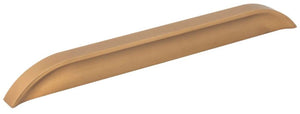 Jeffrey Alexander 484-192224SBZ 192 mm / 224 mm  Center-to-Center Satin Bronze Elara Cabinet Pinch Pull