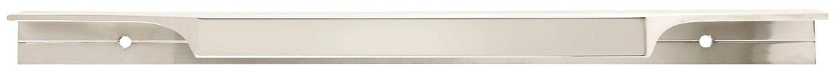 Amerock Cabinet Edge Pull Black Chrome 8-9/16 inch (217 mm) Center to Center Extent 1 Pack Drawer Pull Drawer Handle Cabinet Hardware
