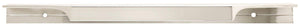 Amerock Cabinet Edge Pull Black Chrome 8-9/16 inch (217 mm) Center to Center Extent 1 Pack Drawer Pull Drawer Handle Cabinet Hardware