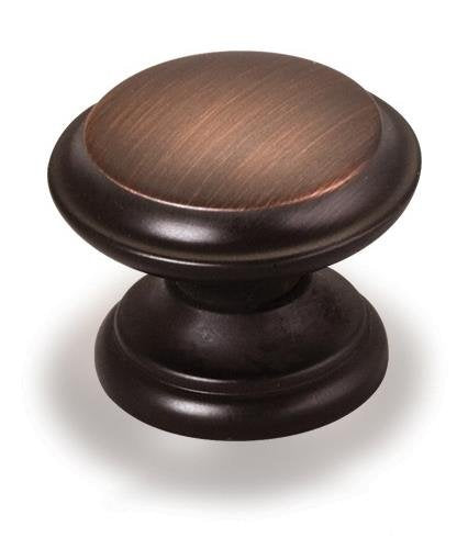 Jeffrey Alexander 0251DBAC 1-3/8" Diameter Brushed Oil Rubbed Bronze Cordova Cabinet Knob