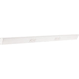 Task Lighting TR36-2WD-P-WT 36" TR Series Angle Power Strip, White Finish, White Receptacles