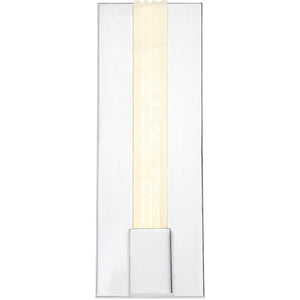 Alora WV322114PNAR KISMET 14" WV POLISHED NICKEL ALABASTER  16W LED 90 3000K AC LED