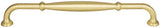 Jeffrey Alexander 658-12BG 12" Center-to-Center Brushed Gold Tiffany Appliance Handle