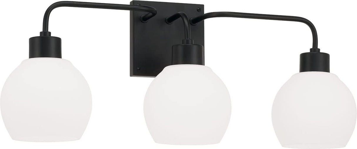 Capital Lighting 120031MB-540 Tanner 3 Light Vanity Matte Black