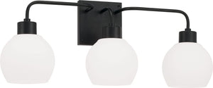 Capital Lighting 120031MB-540 Tanner 3 Light Vanity Matte Black