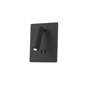 Kuzco WS16806-BK DORCHESTER 6" WS Black 120V Non-Dimming LED 3000K 80CRI 12W