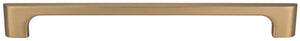 Jeffrey Alexander 286-224NI 224 mm Center-to-Center Polished Nickel Asymmetrical Leyton Cabinet Pull
