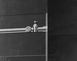 Elegant 48'' * 76'' Frameless Shower Door with Finish in Gold