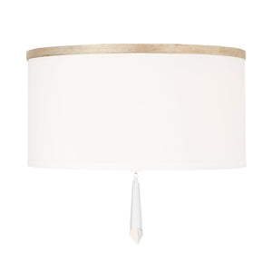 Capital Lighting 237031WG Gwyneth 3 Light Flush Mount Winter Gold