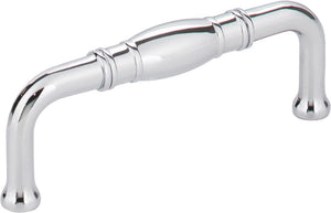 Jeffrey Alexander Z290-3-PC 3" Center-to-Center Polished Chrome Durham Cabinet Pull