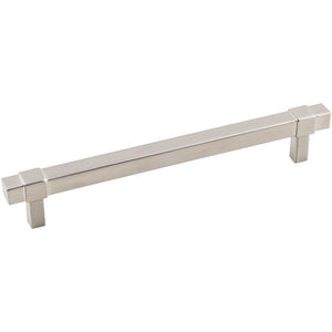 Jeffrey Alexander 293-160SN 160 mm Center-to-Center Satin Nickel Square Zane Cabinet Pull