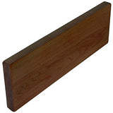 John Boos WALRS121-V Backsplash - 4"H x 121"L 3/4" Walnut Butcher Block