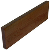 John Boos WALRS60-V Walnut Straight Backsplash For Wood Countertops, 60" W x 3/4" D 4" H, Varnique Finish