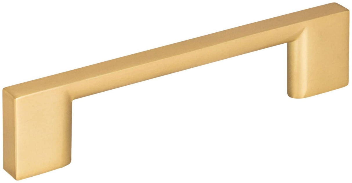 Jeffrey Alexander 635-96BG 96 mm Center-to-Center Brushed Gold Square Sutton Cabinet Bar Pull