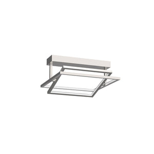 Kuzco SF16316-BN MONDRIAN 16" SEMI FLUSH BRUSHED NICKEL 47W 120VAC WITH LED DRIVER 3000K 90CRI