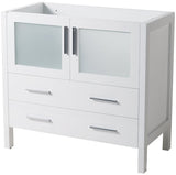 Fresca FCB6236WH Fresca Torino 36" White Modern Bathroom Cabinet