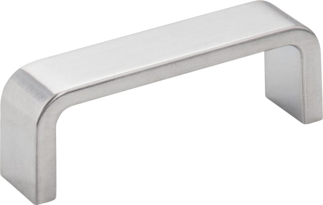 Elements 193-3BC 3" Center-to-Center Brushed Chrome Square Asher Cabinet Pull