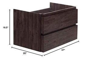 Fresca FCB31-122412ACA Fresca Formosa 47" Wall Hung Modern Bathroom Cabinet