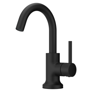 Tenet Single Control 4" Centerset Bathroom Faucet in Matte Black